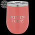 Laser Engraved Knitting Juice Wine Tumbler